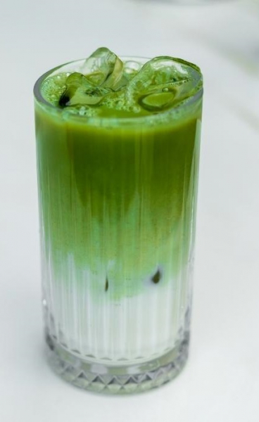 Matcha latte kem muối